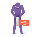 Cleanis CareBag Male Urinal Bag with Super Absorbent Pad PAC-Cleanis-HeartWell Medical