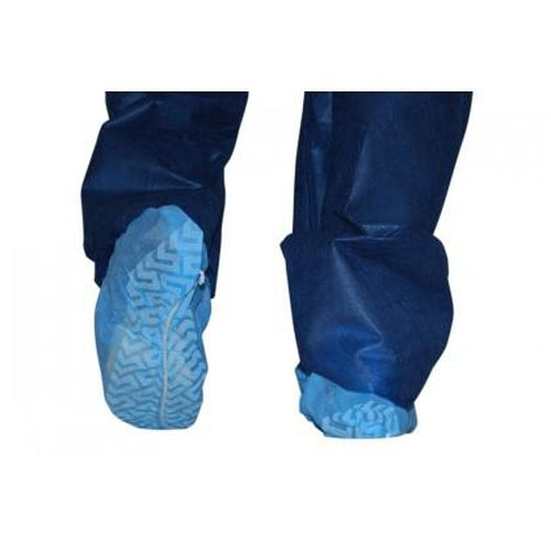 Dukal Shoe Covers Non Skid, One Size Fits All, Blue-Dukal-HeartWell Medical