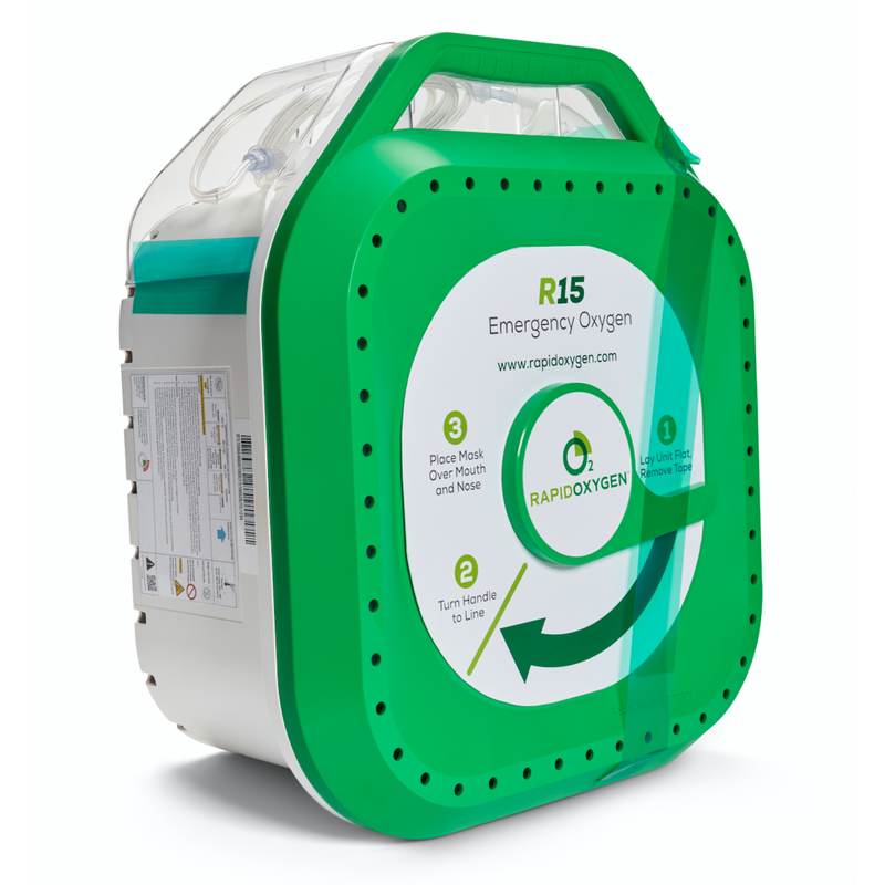 Rapid Oxygen R15 Emergency Oxygen Delivery System-Rapid Oxygen-HeartWell Medical