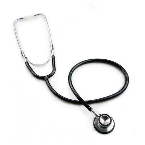 Mckesson Classic Stethoscope Black 1-Tube 22 Inch Tube Double-Sided Chestpiece-Mckesson-HeartWell Medical