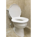 Big John Toilet Seat With Cover White-Big John-HeartWell Medical