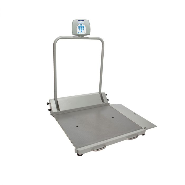Health o Meter Digital Wheelchair Ramp Scale with Folding Ramp-Health o Meter-HeartWell Medical