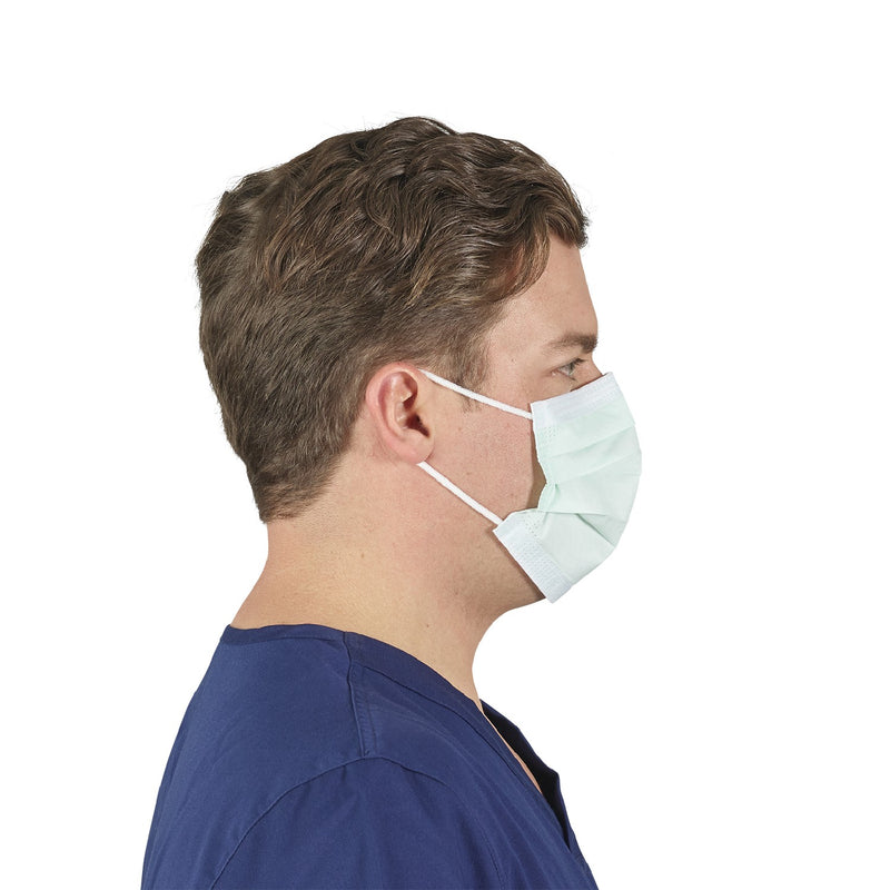 Halyard Procedure Mask, Yellow 50 Per Box-Halyard-HeartWell Medical