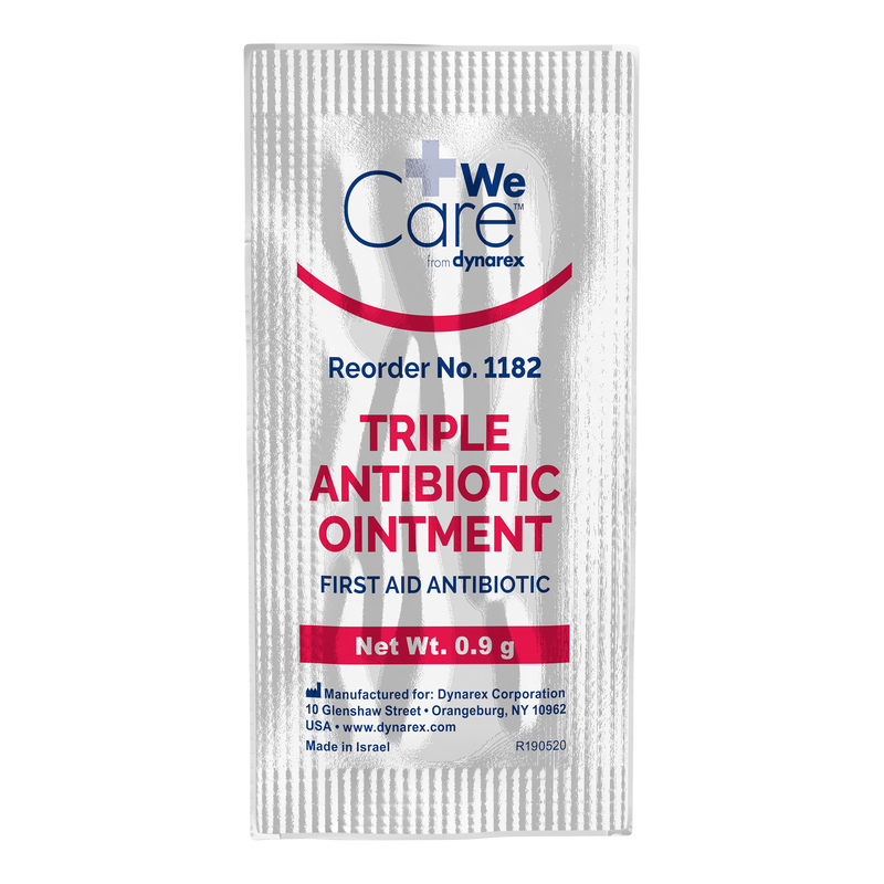 Dynarex Triple Antibiotic Ointment, 0.9 g foil packet-Dynarex-HeartWell Medical
