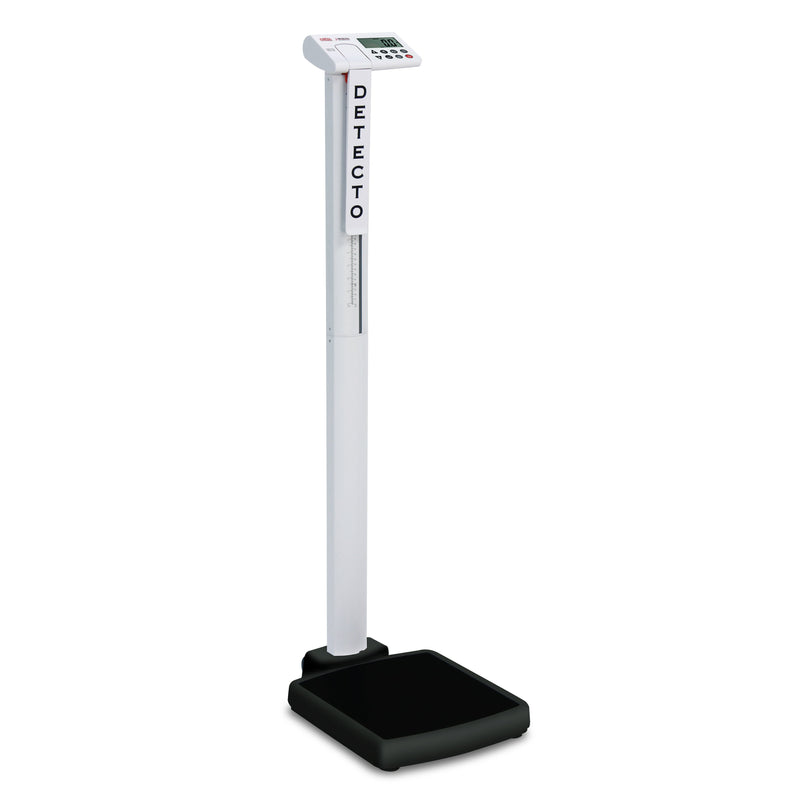 Detecto Solo Digital Clinical Scale, Mechanical Height Rod-Detecto-HeartWell Medical