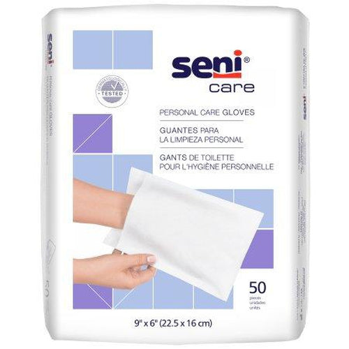 TZMO USA Seni Care Personal Care Gloves 6 X 9 Inch White Disposable-TZMO USA-HeartWell Medical