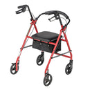 Drive Medical Rollator Rolling Walker with 6" Wheels-Drive Medical-HeartWell Medical
