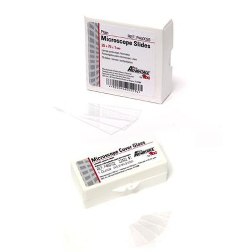 Pro Advantage Microscope Slides/cover Glass, Thickness No. 1 (0.13 to 0.17mm)-Pro Advantage-HeartWell Medical