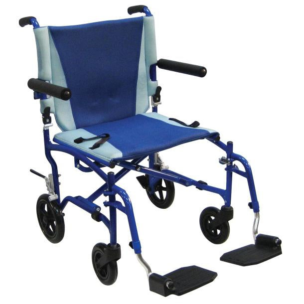Drive Medical TranSport Aluminum Transport Wheelchair-Drive Medical-HeartWell Medical