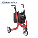Drive Medical Nitro Euro Style 3 Wheel Rollator Rolling Walker-Drive Medical-HeartWell Medical