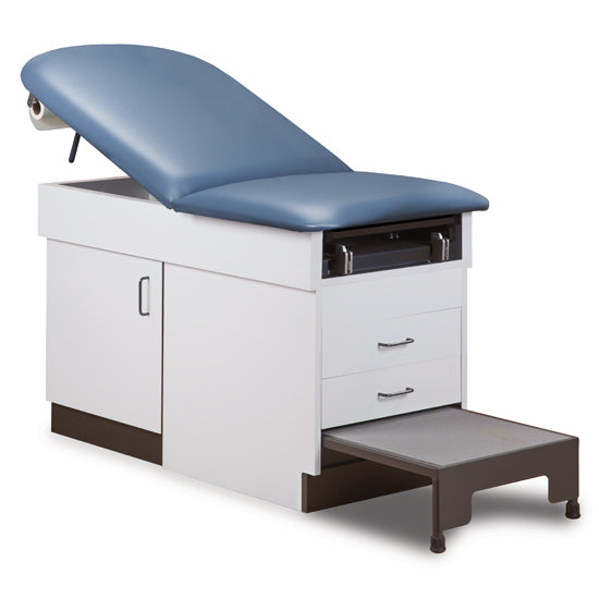 Clinton Industries Family Practice Table with Step Stool-Clinton Industries-HeartWell Medical