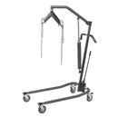 Drive Medical Hydraulic Patient Lift with Six Point Cradle, 5" Casters Silver Vein-Drive Medical-HeartWell Medical