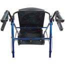 ProBasics Aluminum Rollator with 6-inch Wheels, Blue-ProBasics-HeartWell Medical