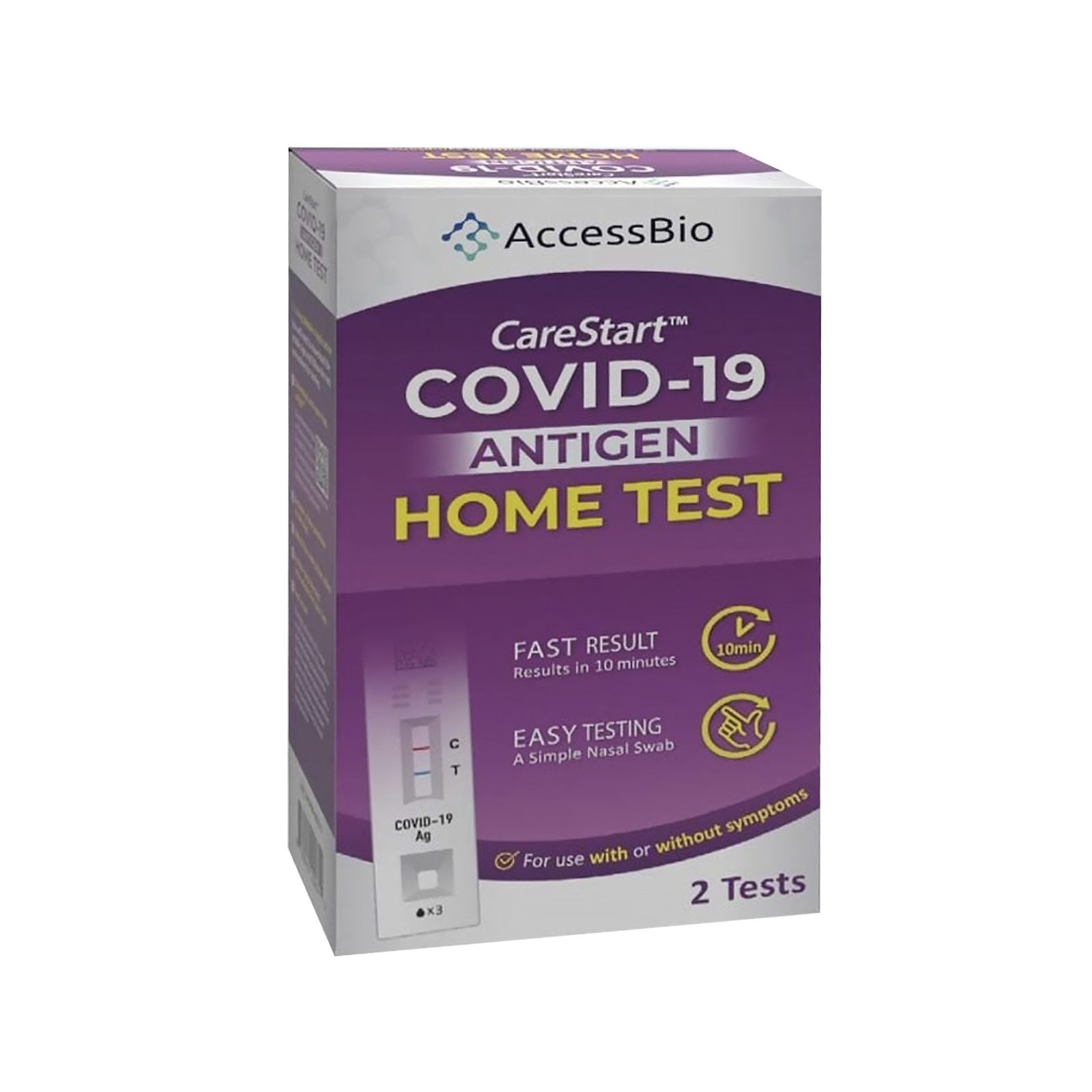 Access Bio RCPM-00271 Carestart Covid-19 Antigen Home Test Kit