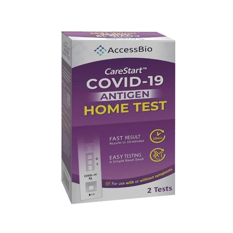 Access Bio Carestart Covid-19 Antigen Home Test Kit-Access Bio-HeartWell Medical