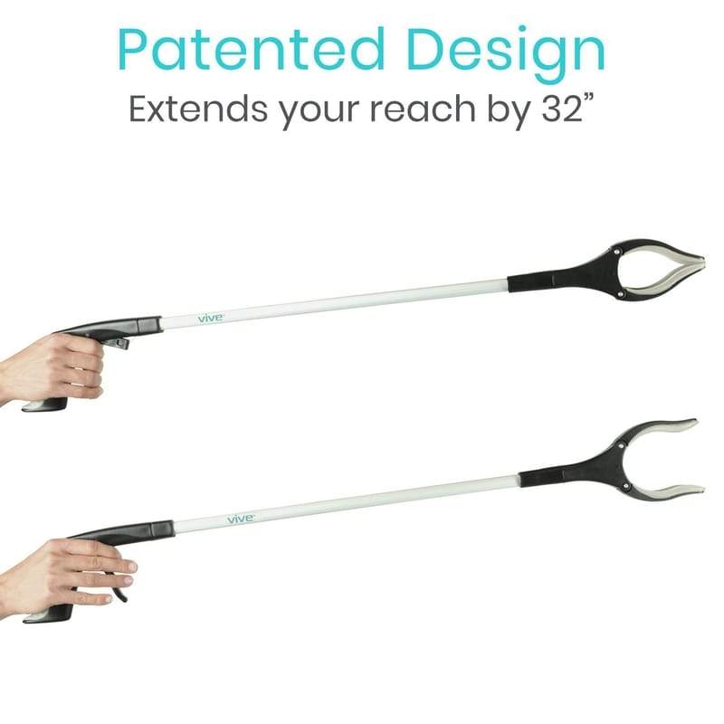 Vive Health Rotating Reacher Grabber 32"-Vive Health-HeartWell Medical