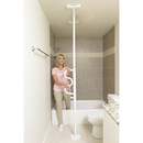 Stander Security Pole & Curve Grab Bar Black-Stander-HeartWell Medical