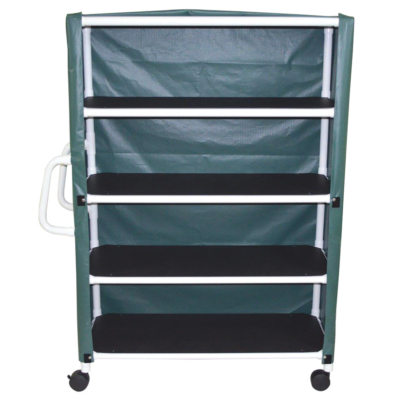 MJM International Jumbo Four Shelf Linen Cart-MJM International-HeartWell Medical
