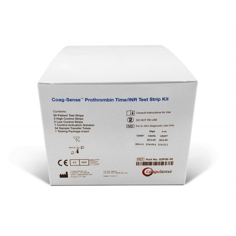 Coag-Sense PT INR Test Strips-Coag-Sense-HeartWell Medical