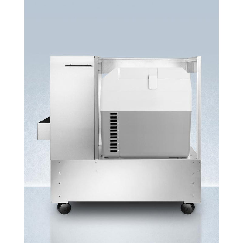 AccuCold Stainless Steel Cart with Portable Refrigerator / Freezer-AccuCold-HeartWell Medical