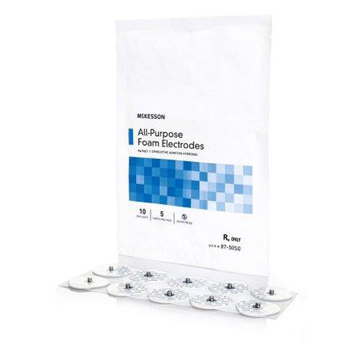 Mckesson ECG Snap Electrode Monitoring Non-Radiolucent 50 Pack-Mckesson-HeartWell Medical