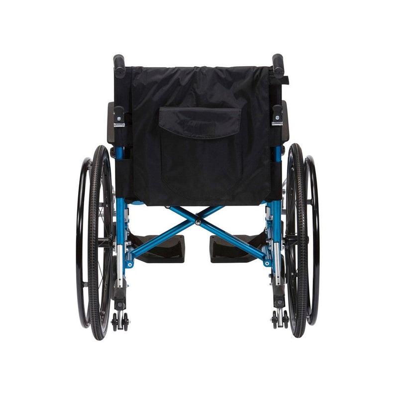 Drive Medical Blue Streak Wheelchair Swing Away Footrests 18" Seat-Drive Medical-HeartWell Medical