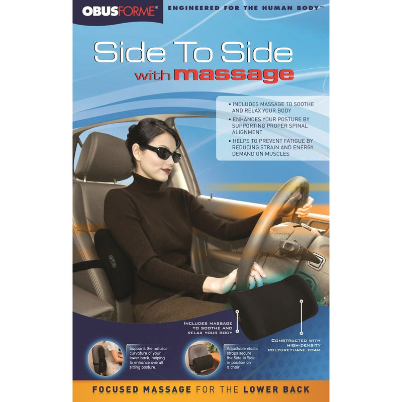 Obusforme Side to Side Lumbar Support with Massage-Obusforme-HeartWell Medical