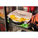 Graham Medical MegaMover Transport Chair 36" x 36" White Black Straps-Graham Medical-HeartWell Medical