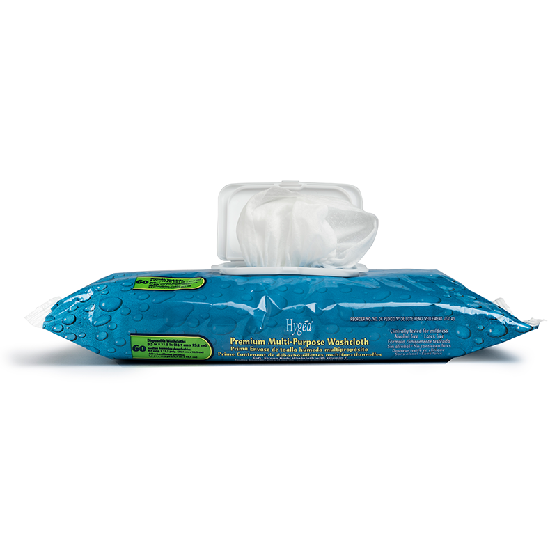 PDI Hygea Premium Multi-Purpose Solo Softpak Washcloths-PDI-HeartWell Medical