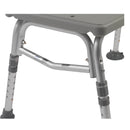 Drive Medical Plastic Tub Transfer Bench with Adjustable Backrest-Drive Medical-HeartWell Medical