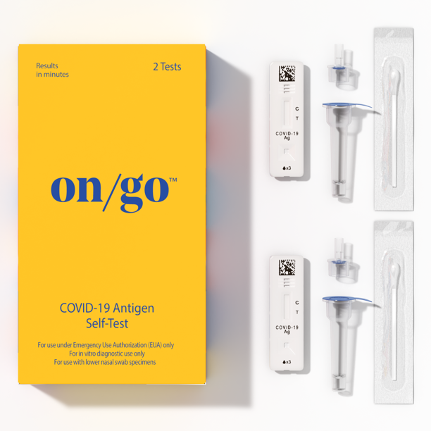 ON/GO At-Home Rapid Antigen Self-Test 2 Tests-ON/GO-HeartWell Medical