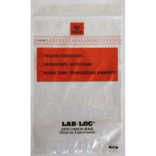 LK Packaging Seal N Rip Specimen Bag 6 X 9 with Removable Biohazard Symbol-LK Packaging-HeartWell Medical