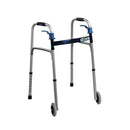 Drive Medical Deluxe Trigger Release Folding Walker with 5" Wheels-Drive Medical-HeartWell Medical