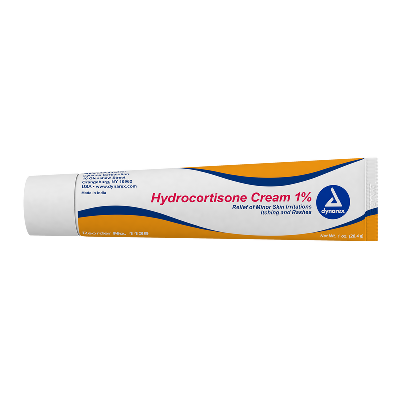 Dynarex Hydrocortisone Cream, 0.9 g foil packet-Dynarex-HeartWell Medical