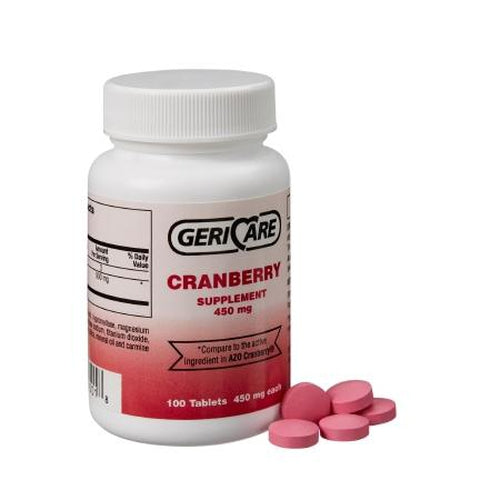 Gericare Dietary Supplement Cranberry Extract 450 mg Strength Tablet 100 Bottle-Gericare-HeartWell Medical