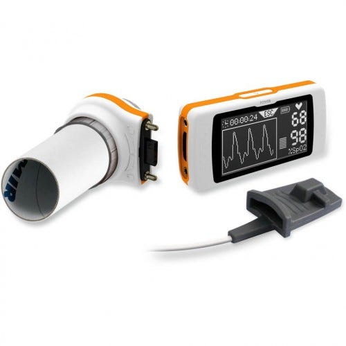 MIR Spirodoc Touchscreen Spirometer with Oximeter-MIR-HeartWell Medical