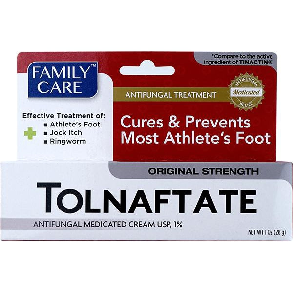 Family Care Tolnaftate Antifungal Cream USP 1%-Family Care-HeartWell Medical