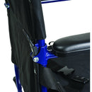 ProBasics ProBasics Aluminum Transport Wheelchair, 19-inch, Blue-ProBasics-HeartWell Medical