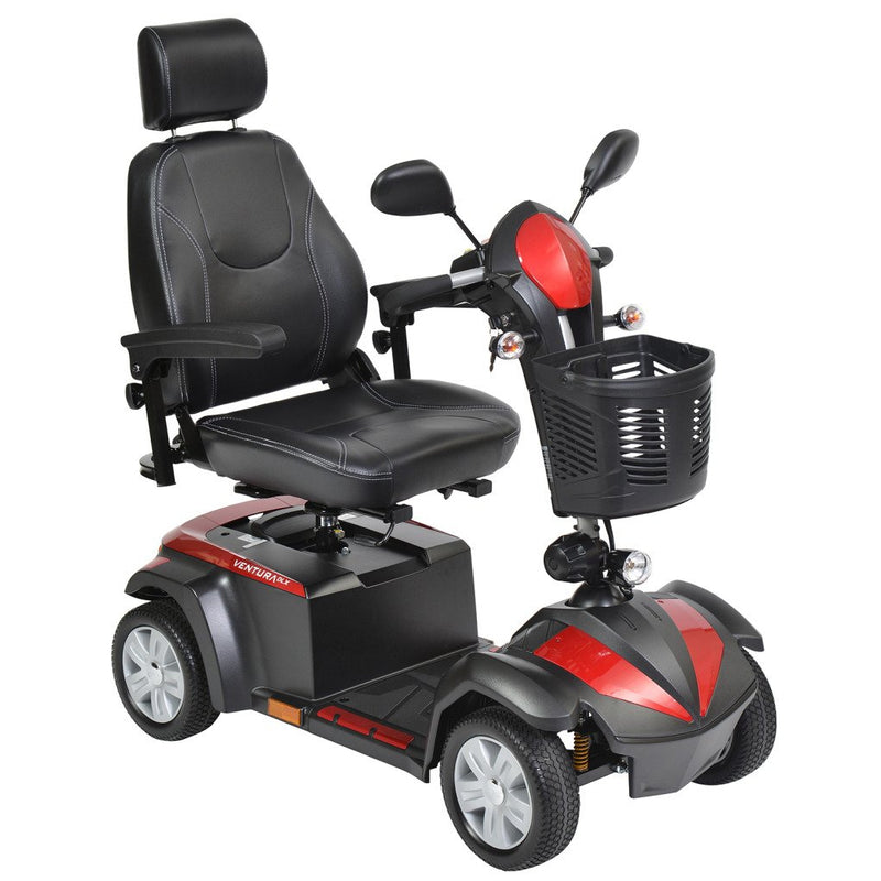 Drive Medical Ventura Power Mobility Scooter, 4 Wheel, 20" Captains Seat-Drive Medical-HeartWell Medical