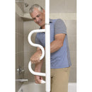 Stander Security Pole & Curve Grab Bar White-Stander-HeartWell Medical