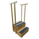 Bailey Radiology Stool 2 Steps, 24"W x 27"D x 56"H-Bailey-HeartWell Medical