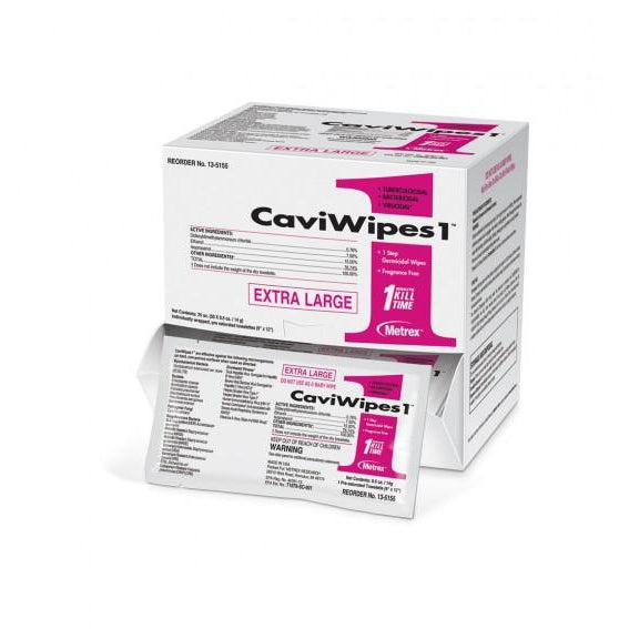 Metrex CaviWipes1 XL Singles (9" x 12")-Metrex-HeartWell Medical