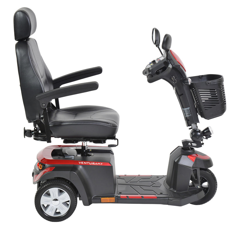 Drive Medical Ventura Power Mobility Scooter, 3 Wheel, 20" Captains Seat-Drive Medical-HeartWell Medical