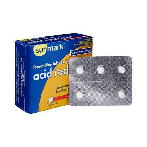 Sunmark Antacid 20 mg Strength Tablet 25 Box-Sunmark-HeartWell Medical