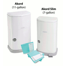 Janibell Akord 7 Gallon ABS Step-Open Waste Receptacle White