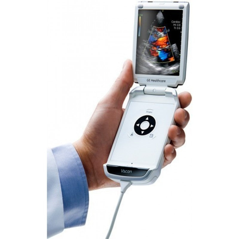 GE Healthcare V-Scan Single Head Pocket Hand Held Ultrasound Refurbished-GE Healthcare-HeartWell Medical
