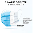 HeartWell Face Mask with Ear Loops 50 Pack-HeartWell-HeartWell Medical