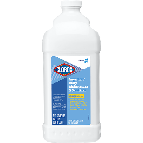 Clorox Anywhere Daily Disinfectant & Sanitizer for Sprayer Devices 64 oz-Clorox-HeartWell Medical