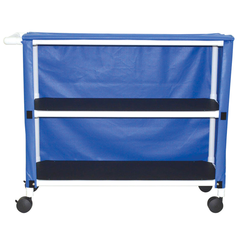 MJM International Jumbo Two Shelf Linen Cart-MJM International-HeartWell Medical