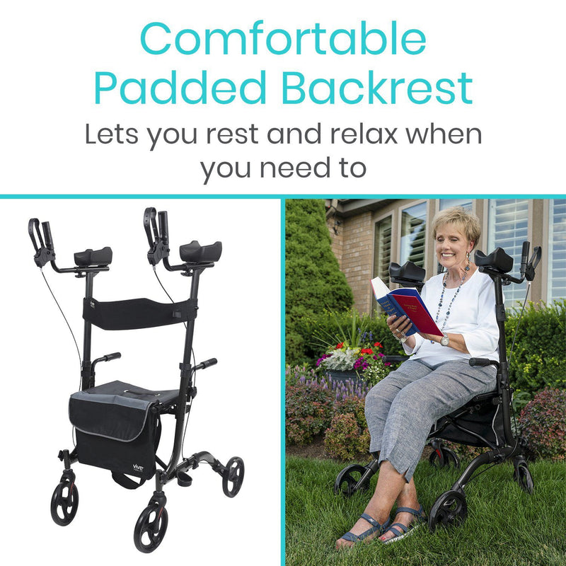 Vive Health Upright Rollator Walker-Vive Health-HeartWell Medical